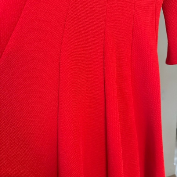 Anthro Sunday in Brooklyn Crosstown Dress 3/4" Sleeve Red Mini Dress M Classic - Picture 7 of 16